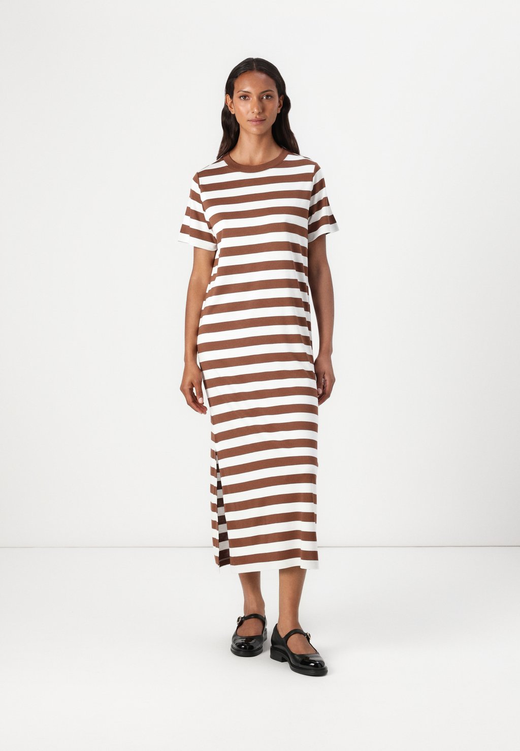 

Платье из джерси DRESS STRIPE Marc O'Polo DENIM, светло-коричневый