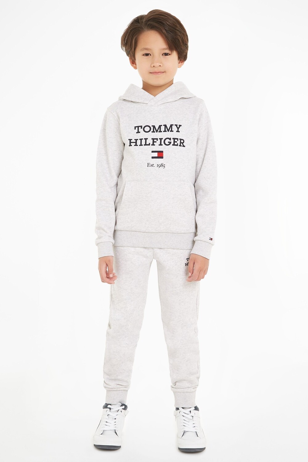 

Худи с логотипом Tommy Hilfiger, серый