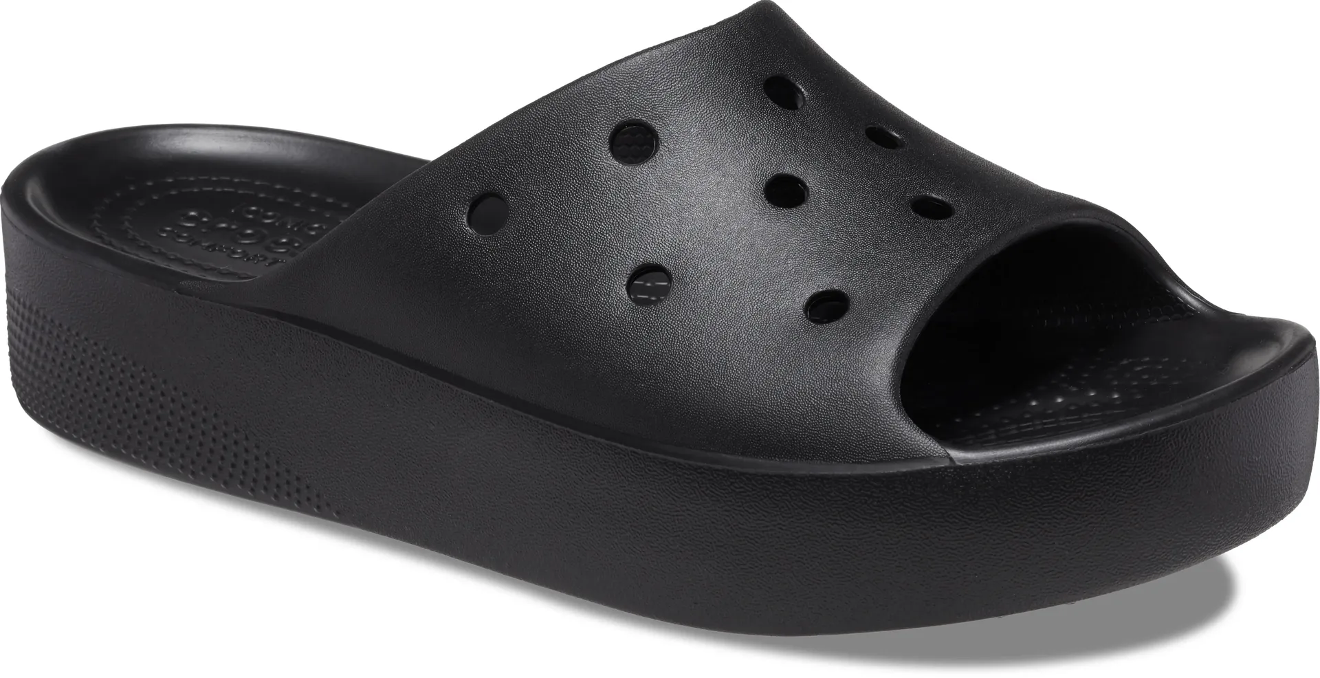 

Мюли для купания Crocs "Classic Platform Slide" (упаковка), летняя обувь, тапочки, обувь для купания, горки для бассейна, черный