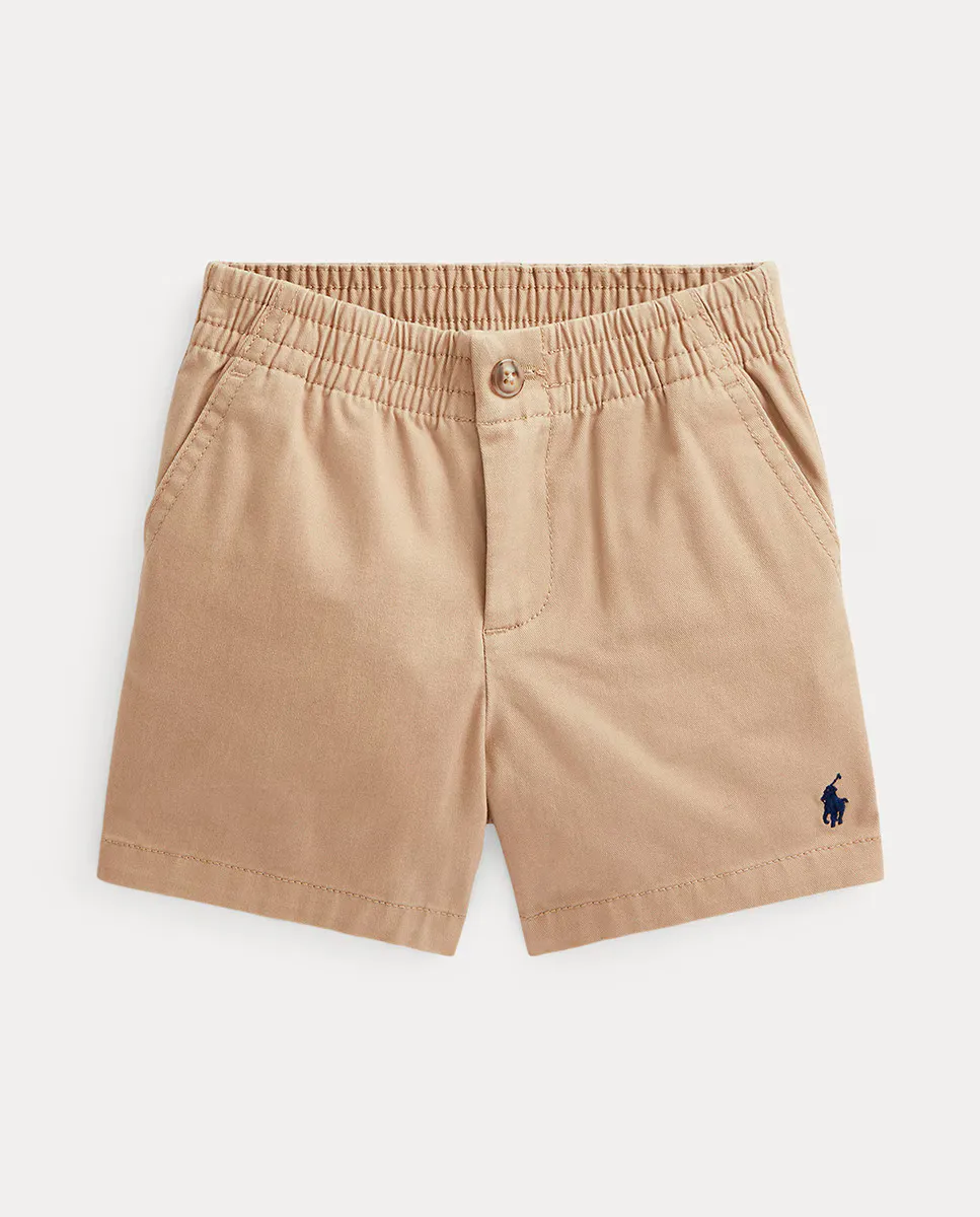 

Хлопчатобумажные шорты для мальчика с вышитой лошадкой Polo Ralph Lauren, бежевый