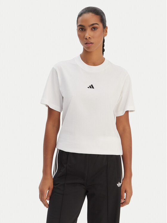 

Футболка regular fit Essentials Small Logo JC5944 Adidas, белый