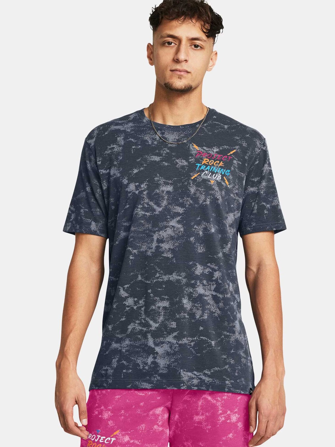

Футболка Under Armour UA Pjt Rck TC AOP Graphic SS, серый
