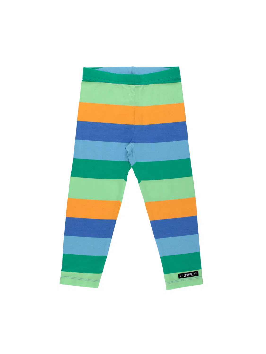 Узкие леггинсы '0177AWA' Villervalla, Blue/Neon Blue/Green