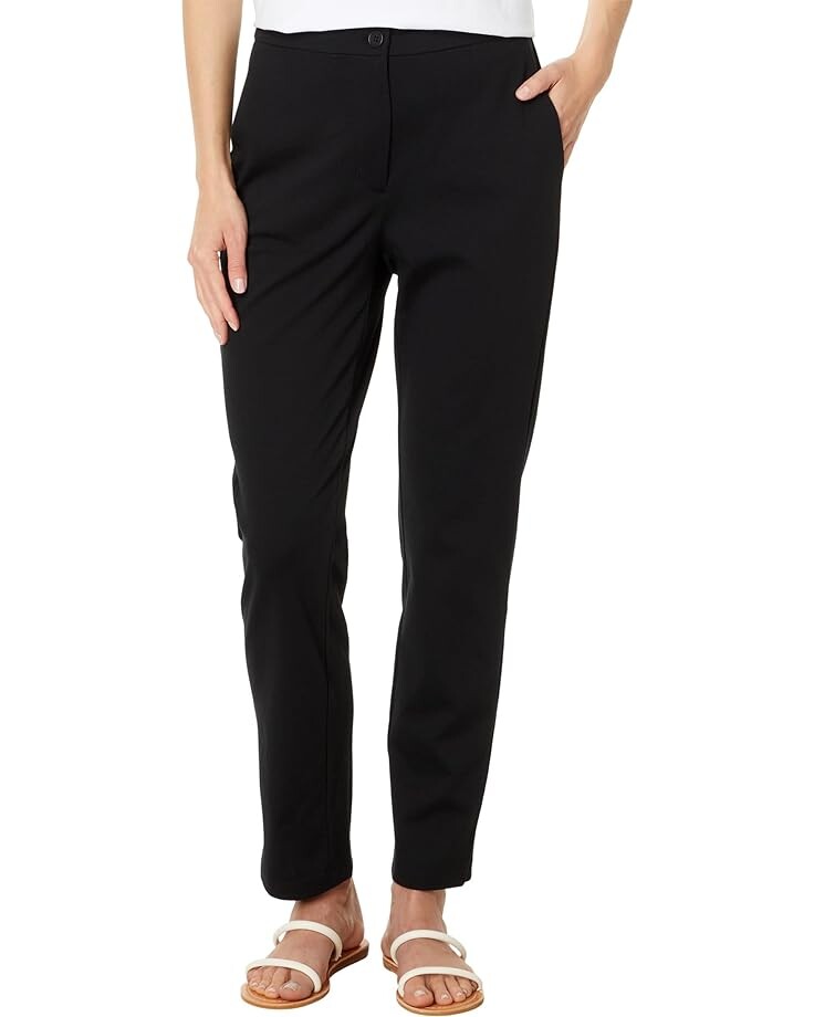 

Брюки Eileen Fisher High Waisted Ankle, черный