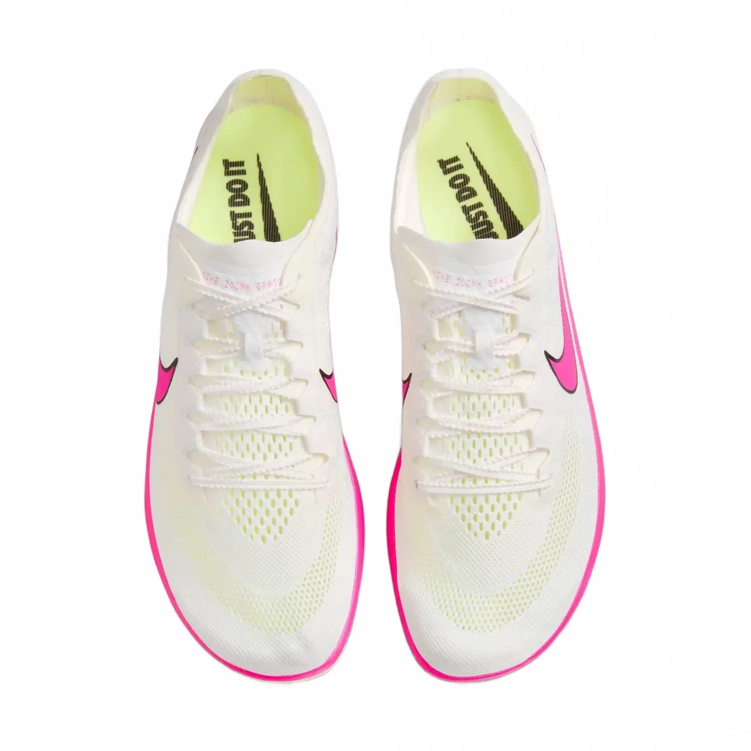 Nike Мужские беговые кроссовки Zoomx Dragonfly в бело-розовом цвете — фото 3