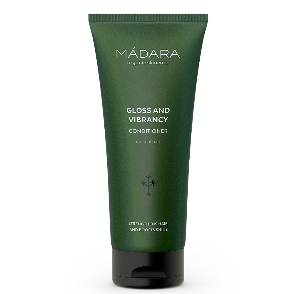 

Кондиционер для придания блеска волосам gloss and vibrance conditioner Madara, 200 мл