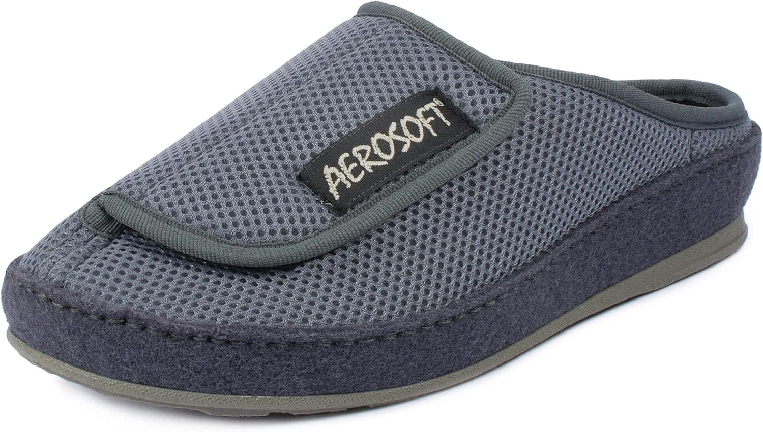 Тапочки Aerosoft Mules 6032-4P для женщин и мужчин, широкие, GH, нескользящие, Gray