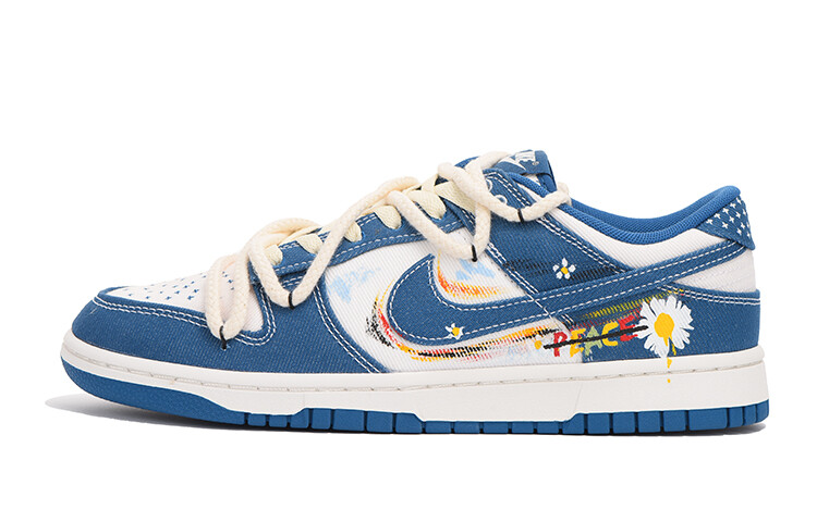 

Кроссовки Nike Dunk, синий/белый