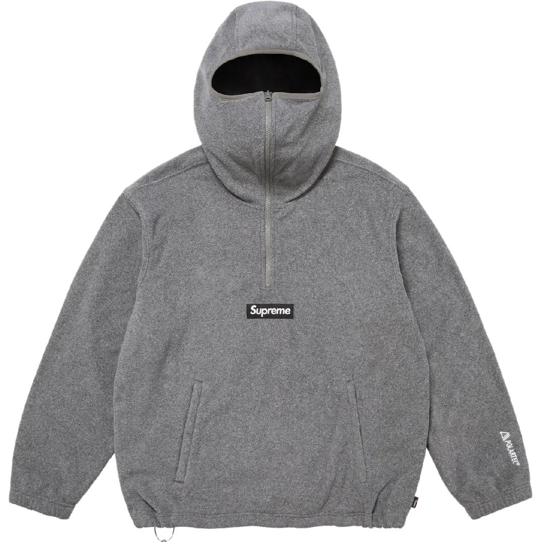 

Неделя сотрудничества POLARTEC, 14-я неделя Толстовка с капюшоном и половинной молнией Polartec, унисекс Supreme, серый/grey