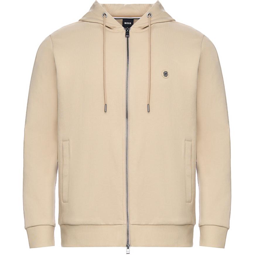 

HUGO BOSS Босс худи на молнии, Beige
