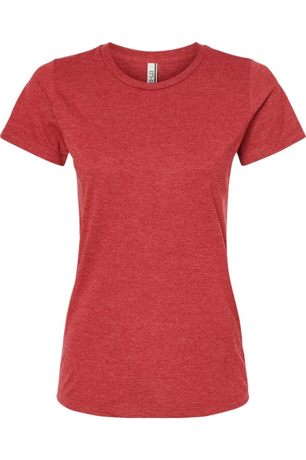 

Женская футболка Tultex из смеси хлопка премиум-класса, цвет red heather