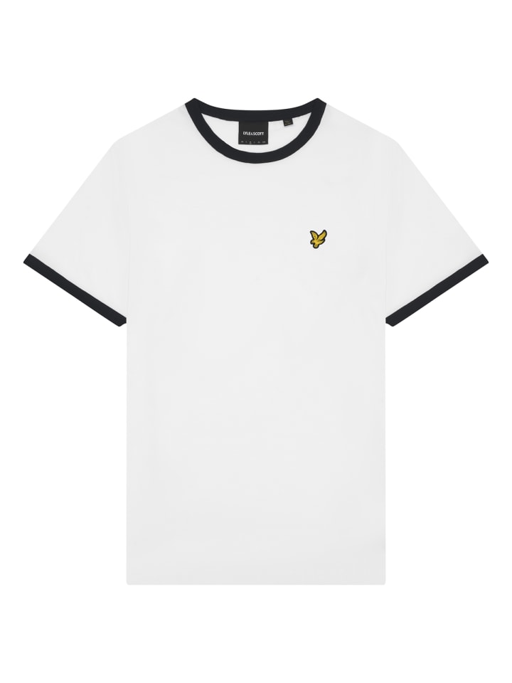 

Футболка Lyle & Scott, цвет weiß/blau