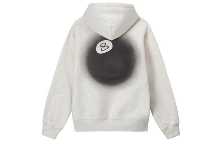

Толстовка с капюшоном 8 Ball Fade Stussy, Ecru