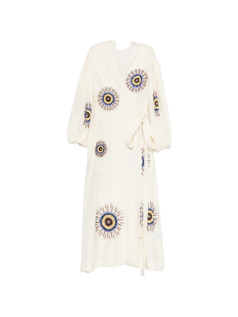 

Платье миди с завязками La Doublej, белый