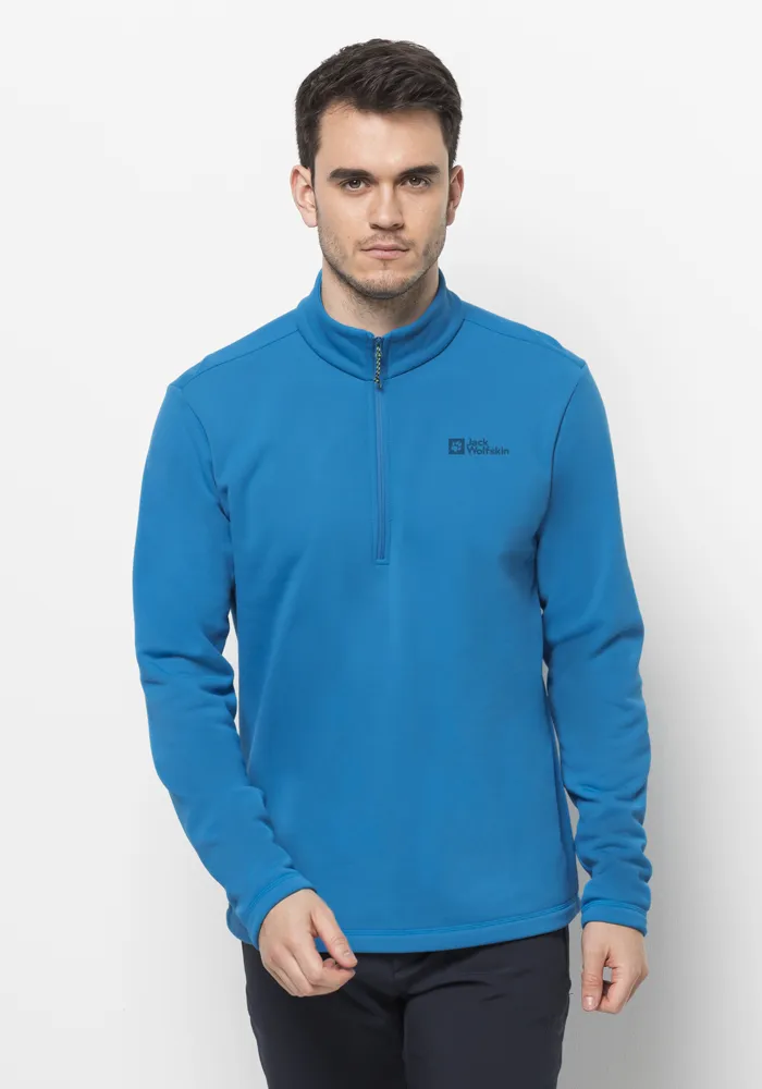 

Свитер с воротником стойкой Jack Wolfskin "BAISELBERG HZ M", голубой