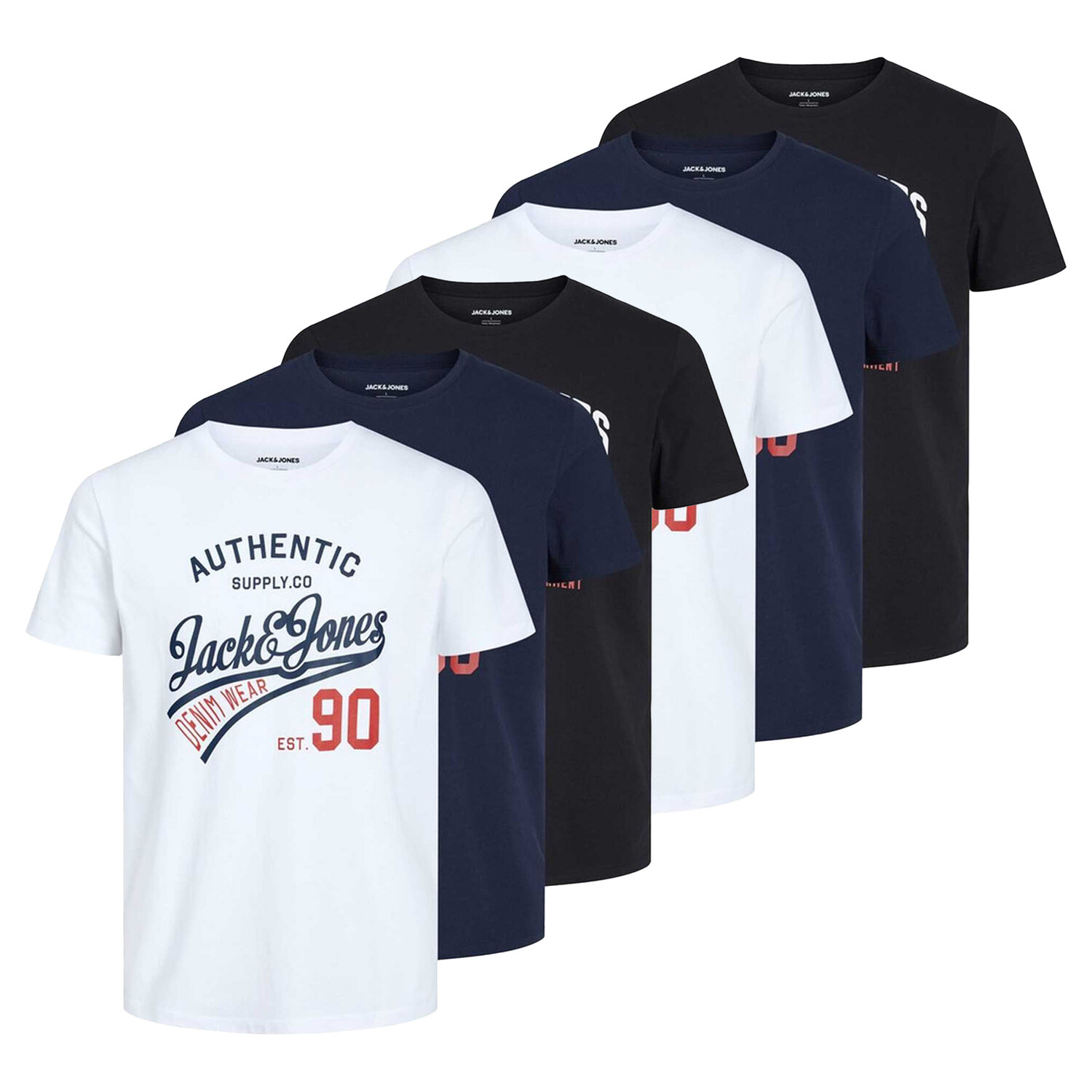 

Футболка Jack & Jones 6er Pack, белый