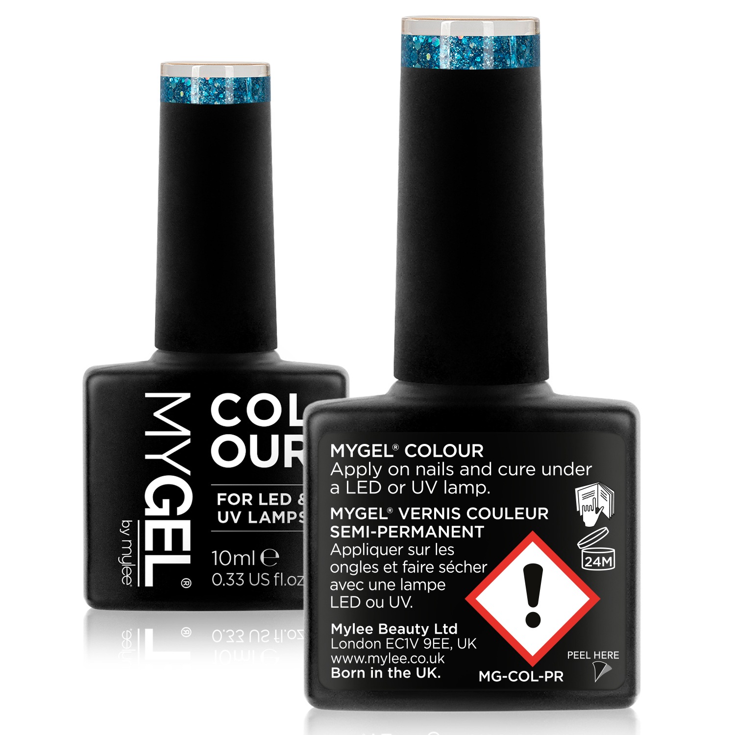 Лак для ногтей mygel gel-nagellack Mylee, out of the blue, объем 10 мл — фото 3