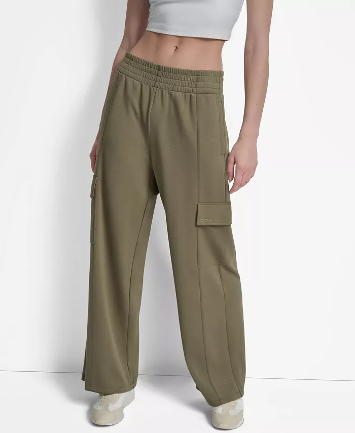 

Женские брюки-карго Highline Scuba DKNY, зеленый