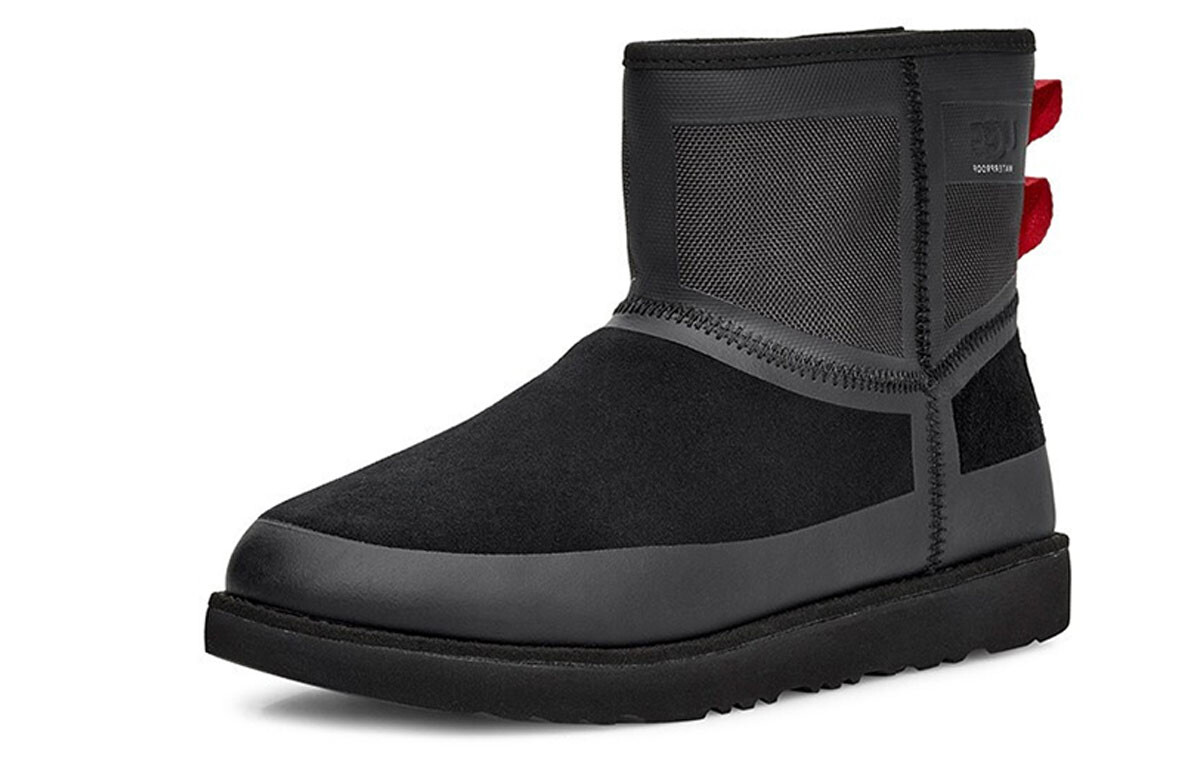 Мужские зимние ботинки Ugg комбинированные, черный — фото 3