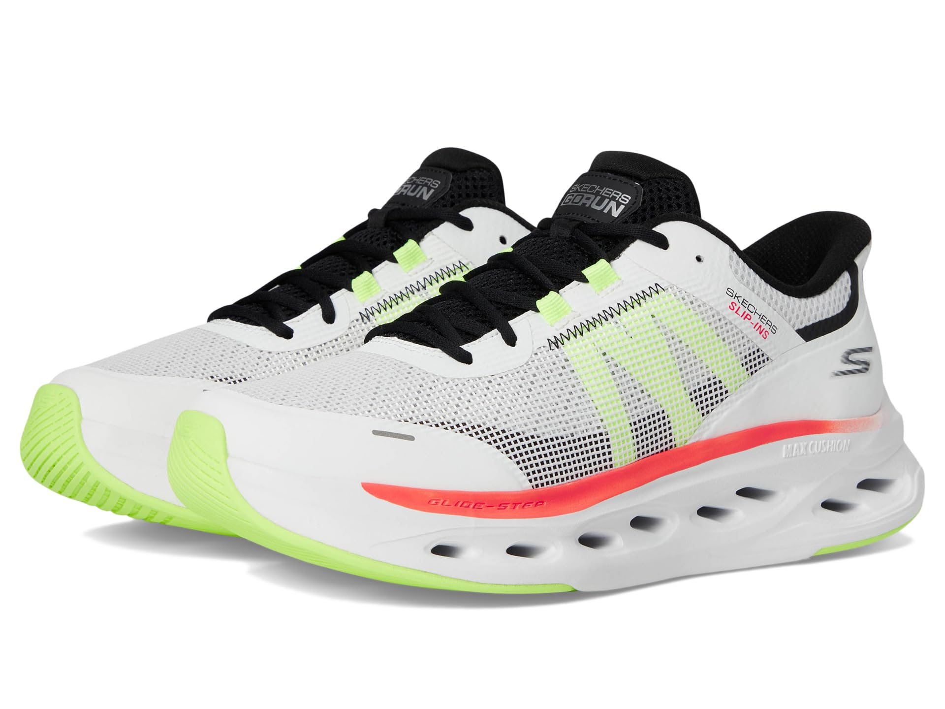 

Кроссовки SKECHERS Hands Free Slip-ins Max Cushioning Glide-Step - Advert Sneaker, цвет White/Multi
