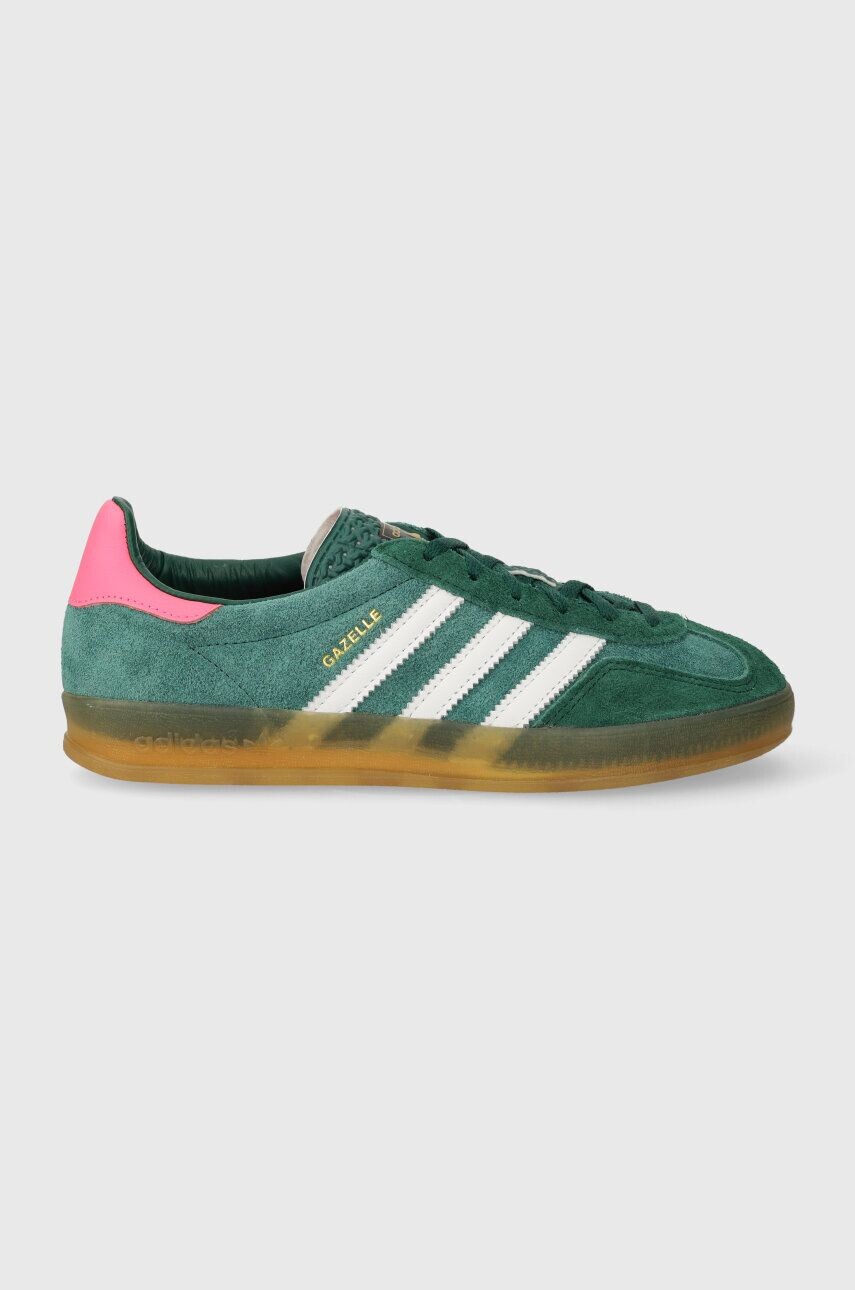 Кроссовки Gazelle Indoor adidas Originals, зеленый