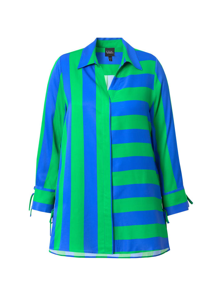 

Блузка Ulla Popken, цвет pfauenblau