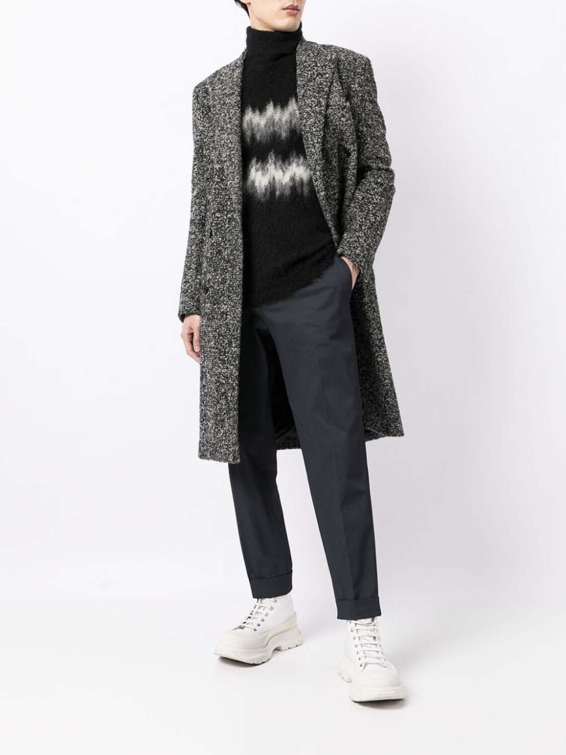 

Emporio Armani прямые брюки, синий