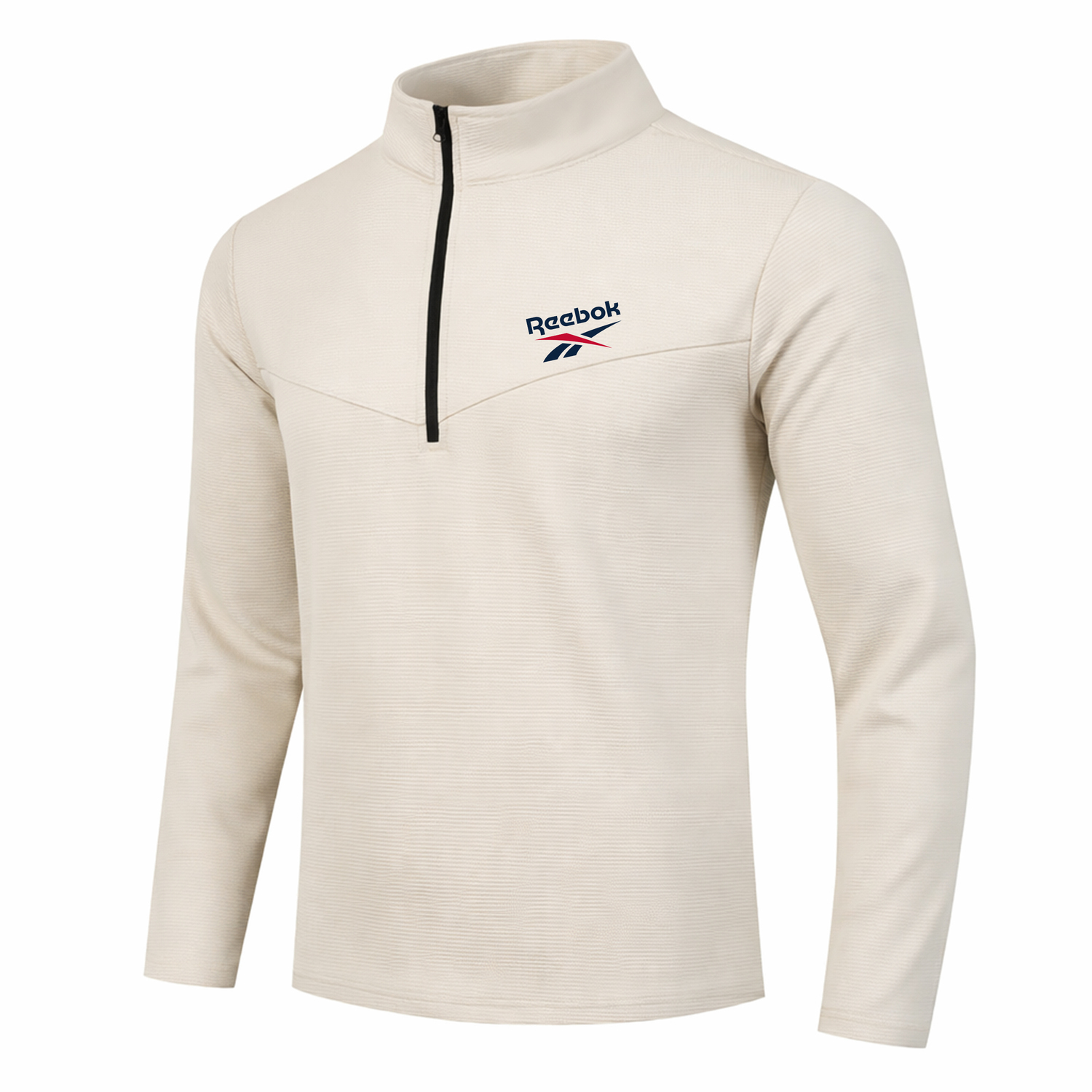 

Футболка Unisex Stand Collar Moderate Reebok, светло-хаки