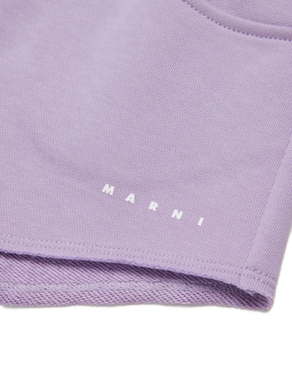 Шорты с карманами Marni Kids, фиолетовый — фото 3