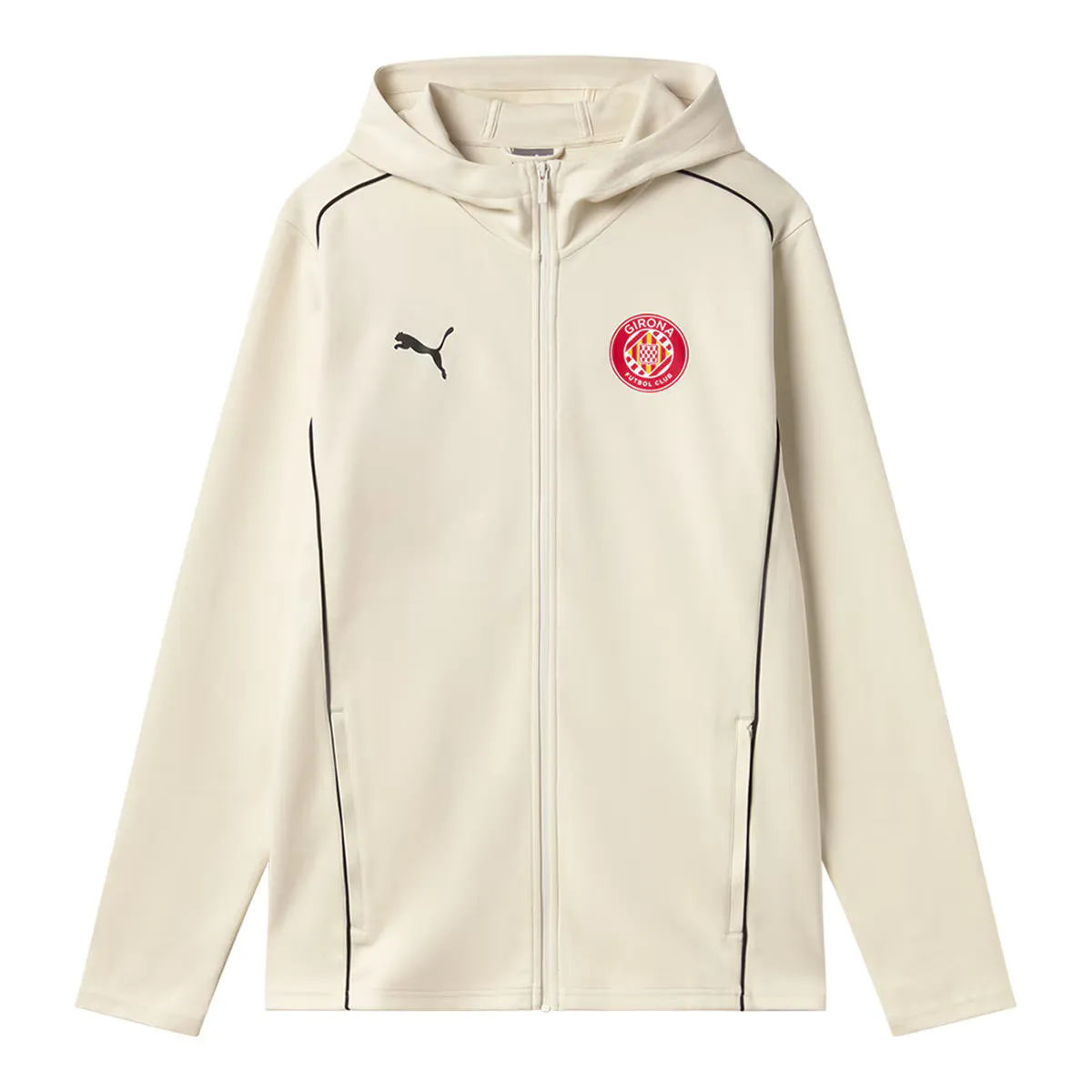 

Толстовка с капюшоном Girona FC Casuals 2024-2025 Puma Men's, белый