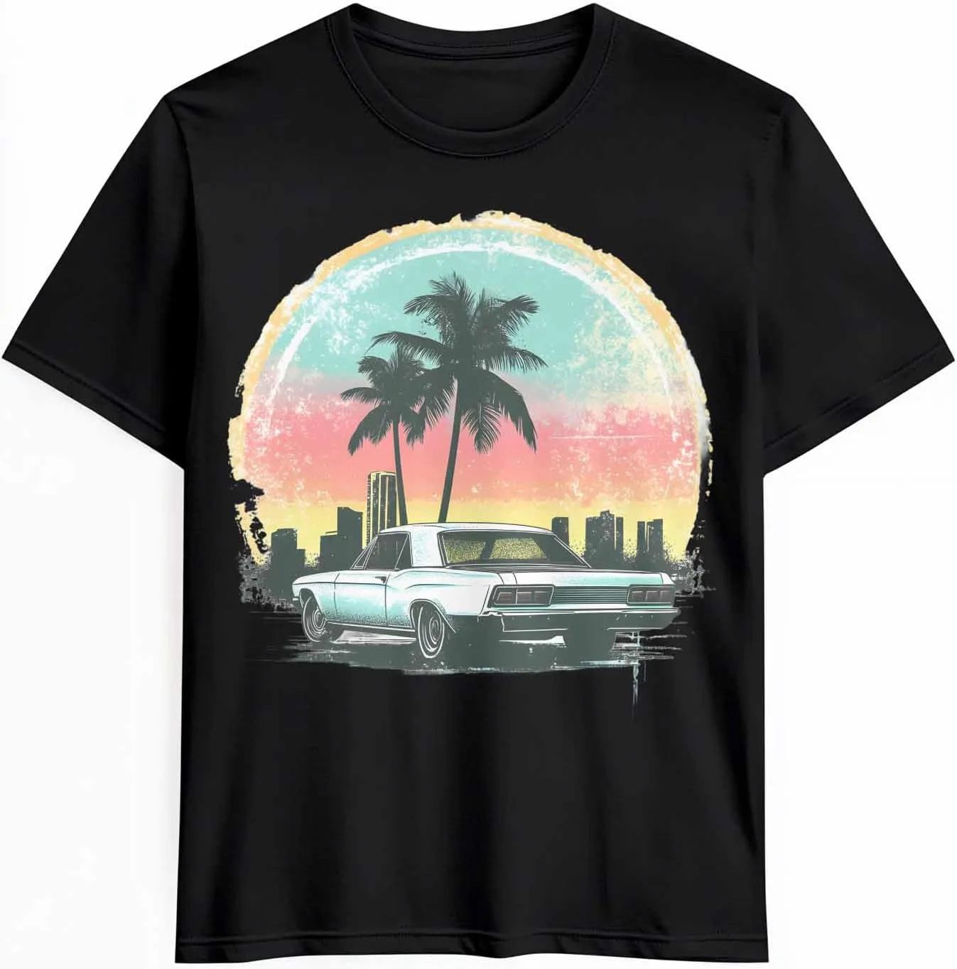 

Футболка мужская City Car с принтом пальм CosyBright