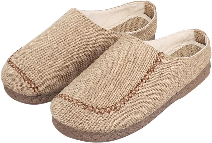 

Мужские лоферы-мокасины XGOPTS из льна, с закрытым носком, на плоской подошве, с мягкой стелькой, для дома и улицы, хаки