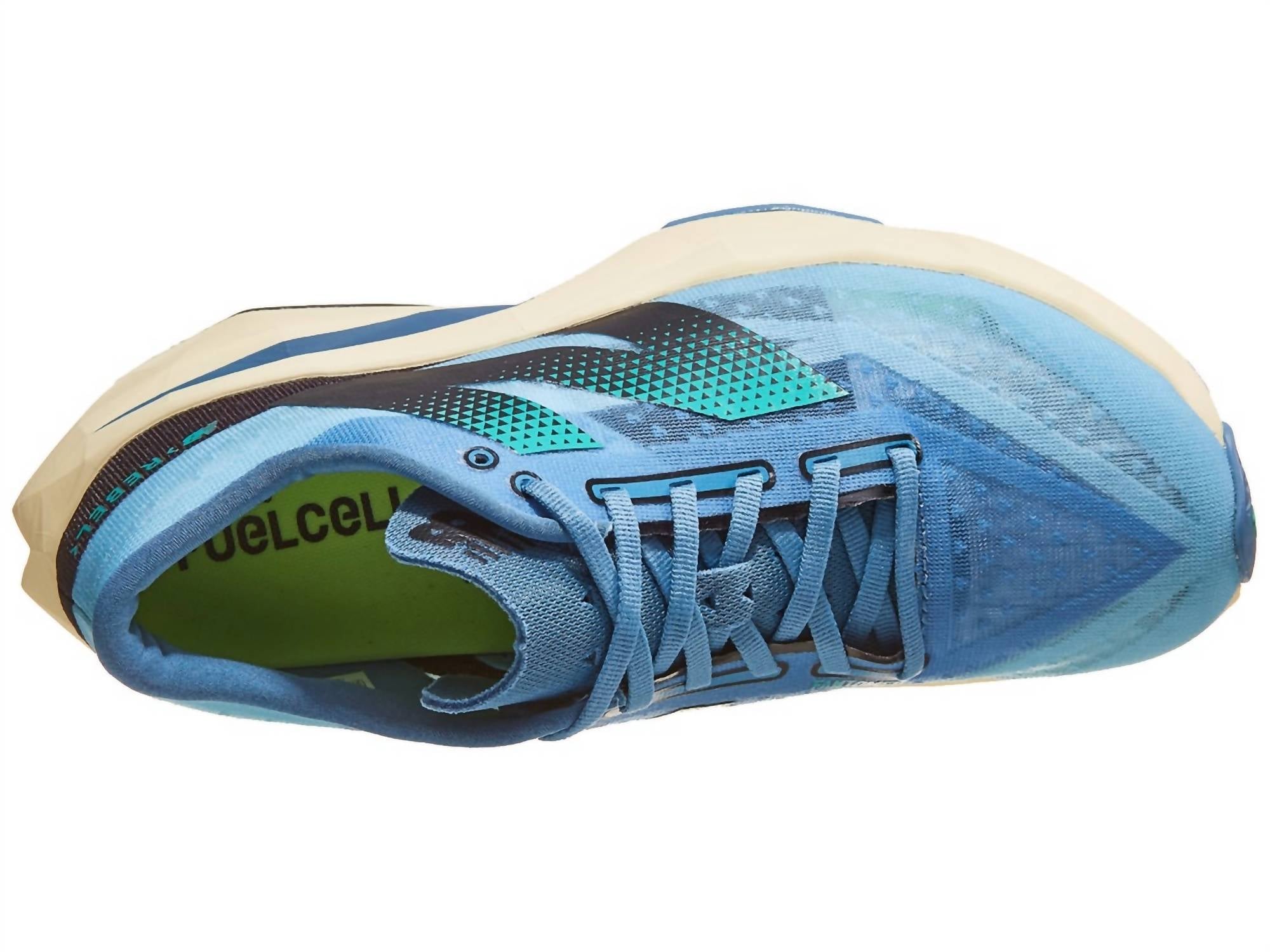 Мужские беговые кроссовки Fuelcell Rebel V4 в синем/голубом цвете New Balance — фото 2