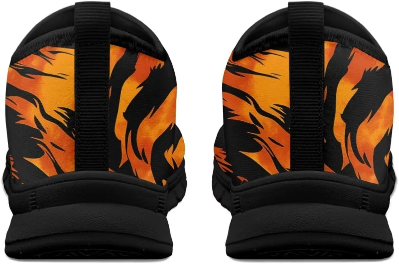 Кроссовки-лоферы с тигровым принтом, Tiger Pattern Twousenru — фото 4