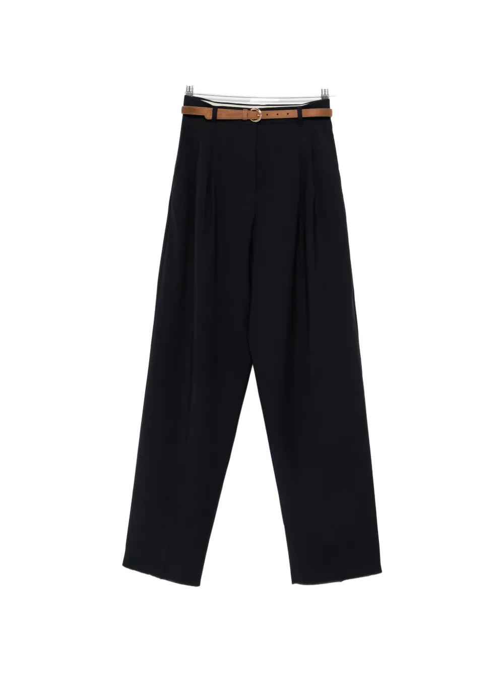 

Плиссированные брюки Bacio с поясом Max Mara, синий