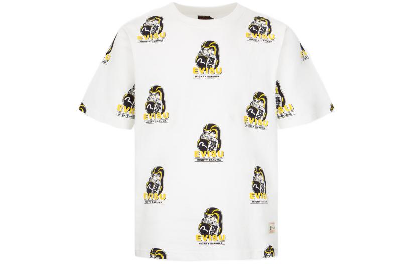 

Футболка мужская EVISU, темно-синяя