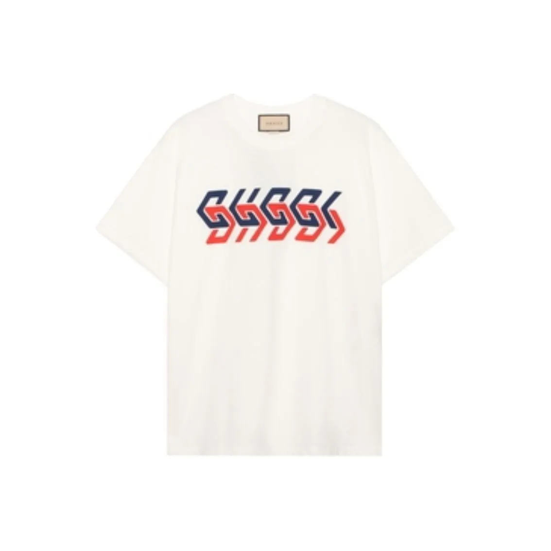 Футболка GUCCI с зеркальным принтом, Ivory