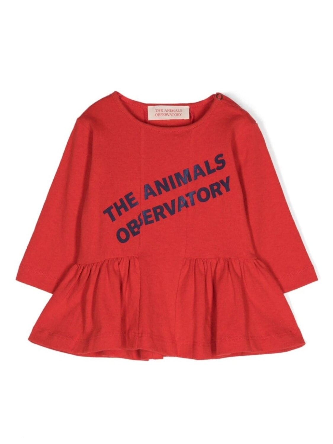 

The Animals Observatory платье Wildebeest с логотипом, красный