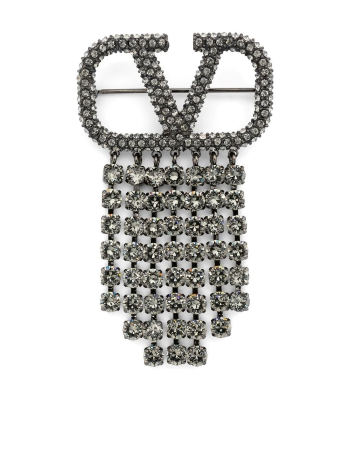 

Брошь с логотипом VLogo Signature Valentino Garavani, серебряный