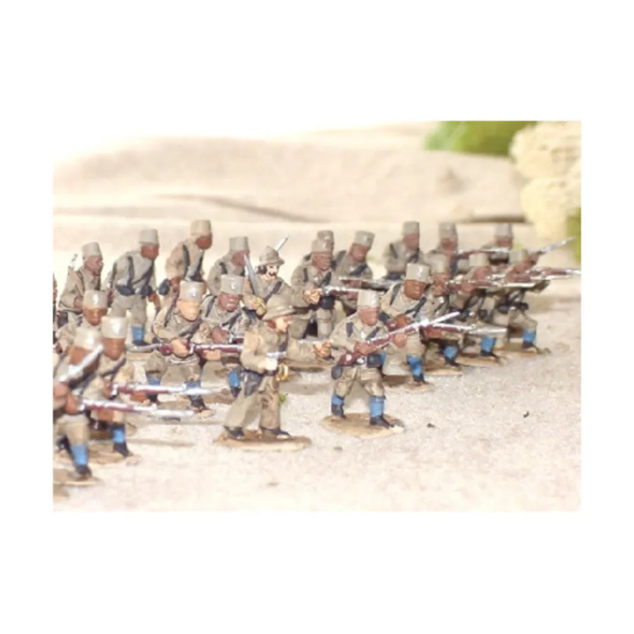 

German Schutztruppe Askaris - смешанный набор (28 мм) (30), Colonial Wars Troops (28mm) (Reviresco)