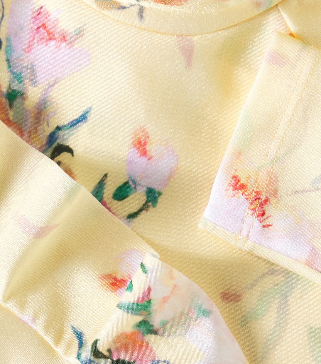 Эверли цветной рашгард для плавания Zimmermann Kids, Yellow Watercolour Floral — фото 2