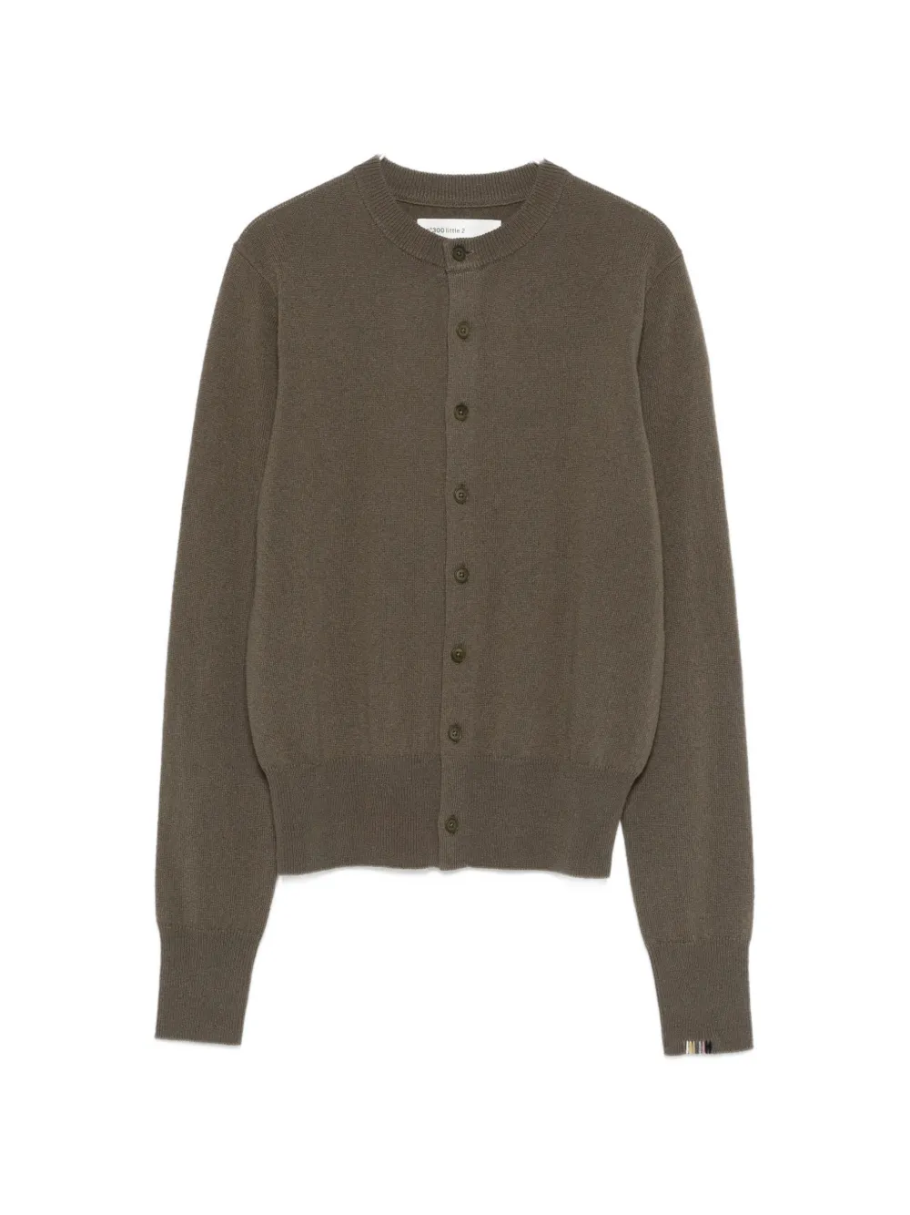 

Маленький кардиган на двух пуговицах Extreme Cashmere, зеленый