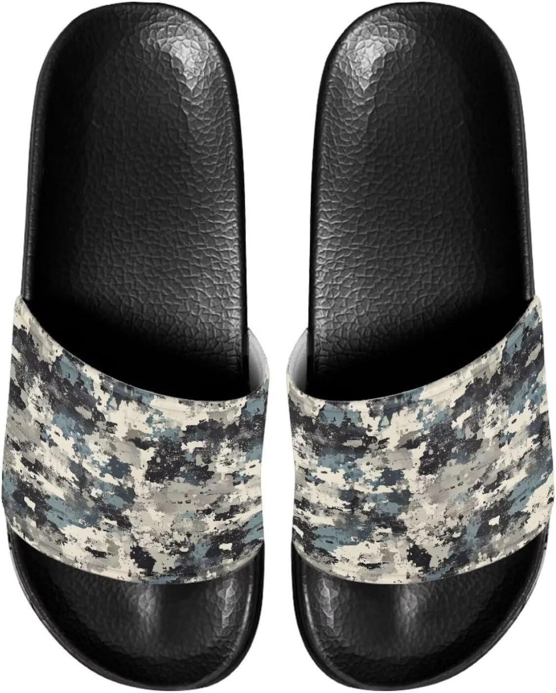 

Мужские домашние сандалии Qoiuvncy, летние, нескользящие, для пляжа и бассейна, легкие тапочки для дома и улицы, черная подошва, размер 5-14