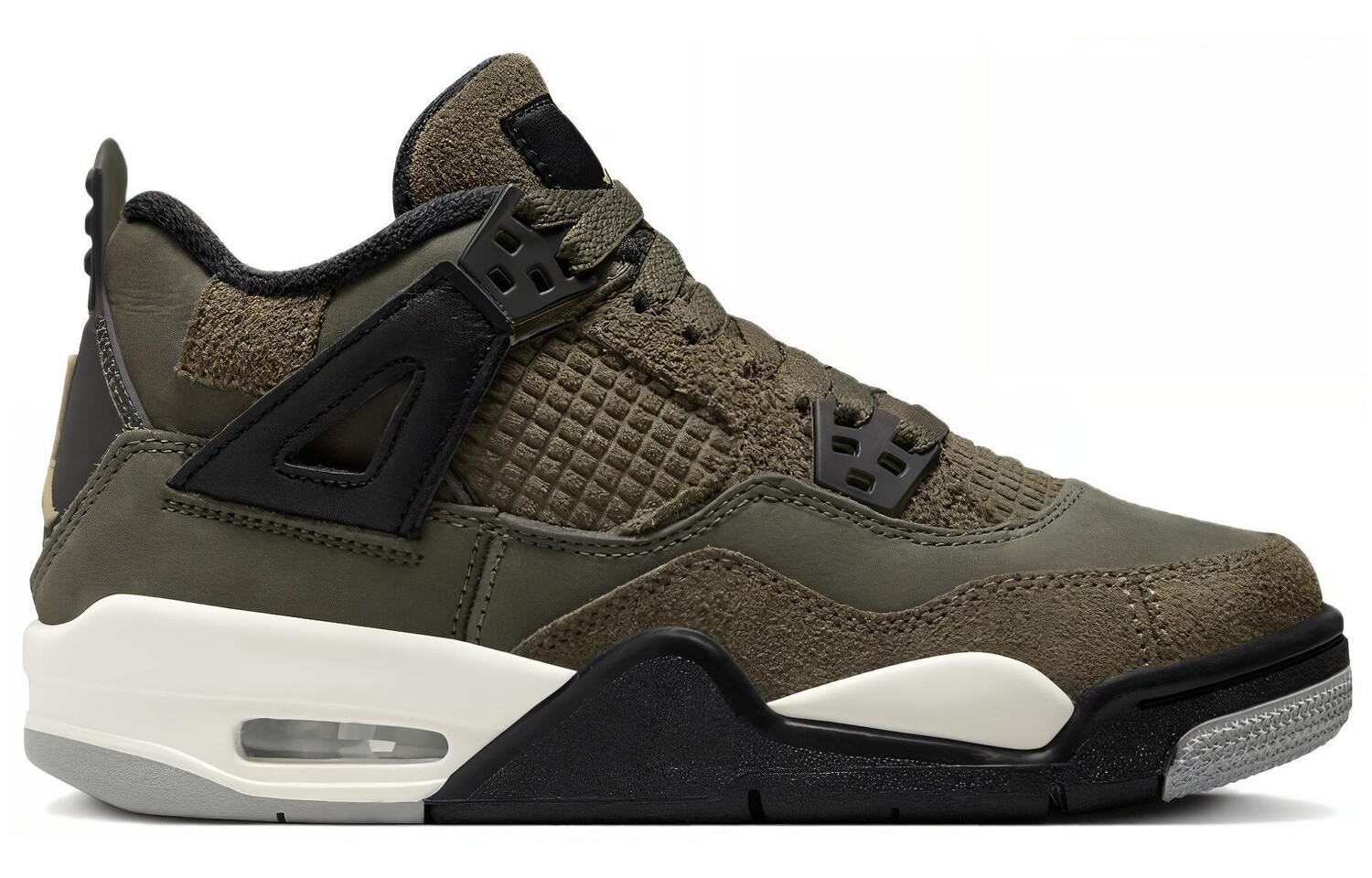 Jordan Air Jordan 4 Vintage Баскетбольные кроссовки женские, оливково-зеленый — фото 2