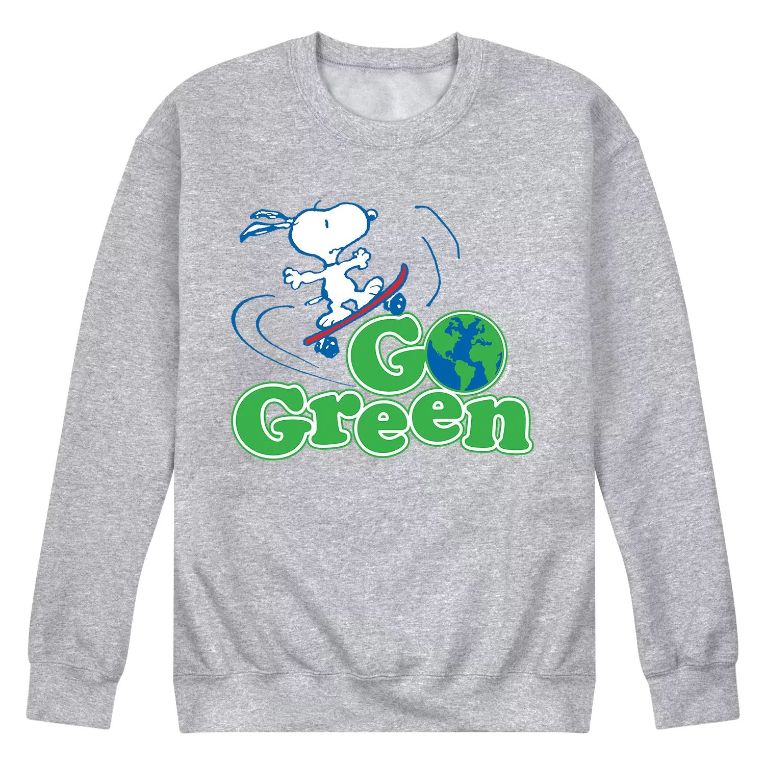 

Мужской свитшот Peanuts Go Green Licensed Character