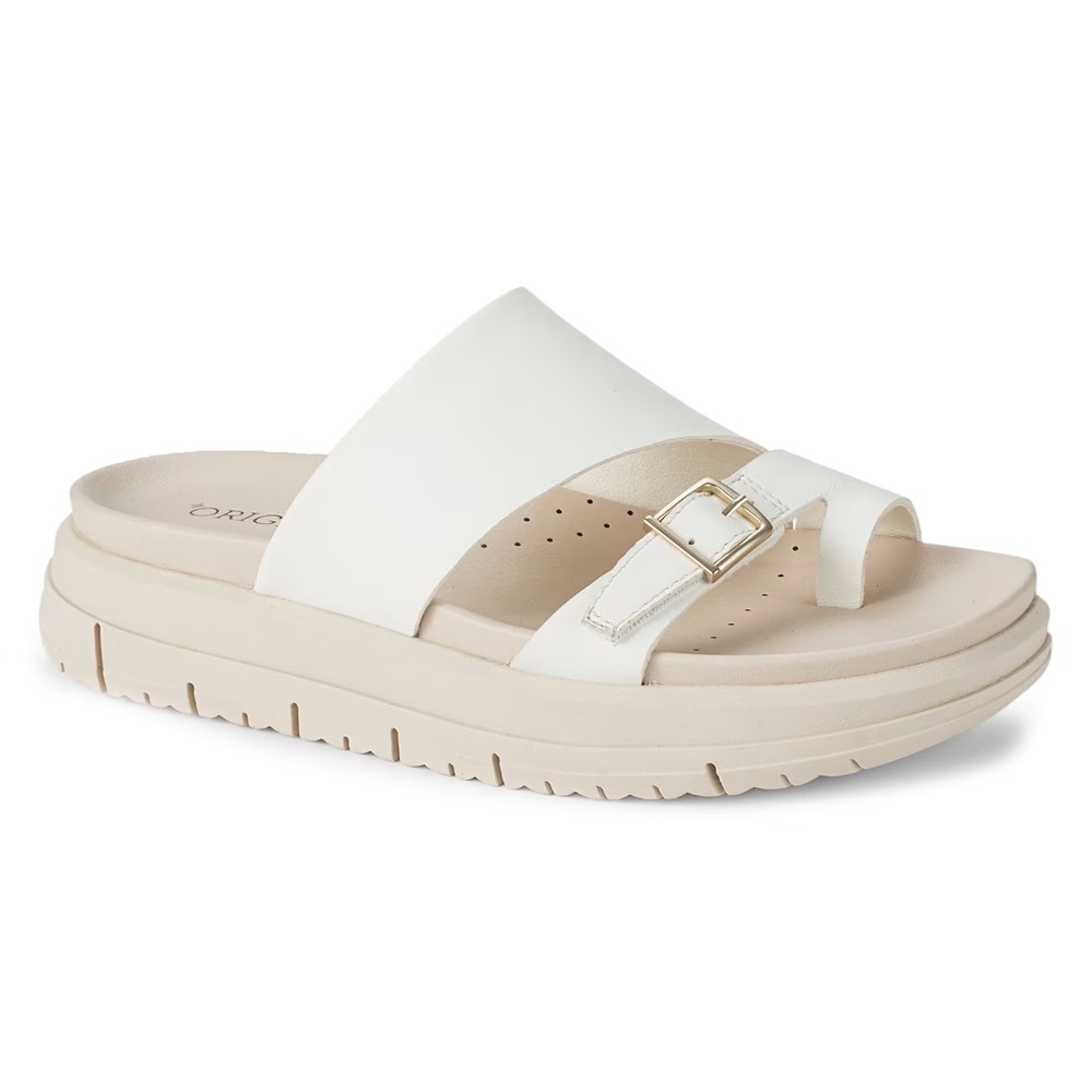 Сланцы на платформе Henrika Baretraps Origins, off white leather