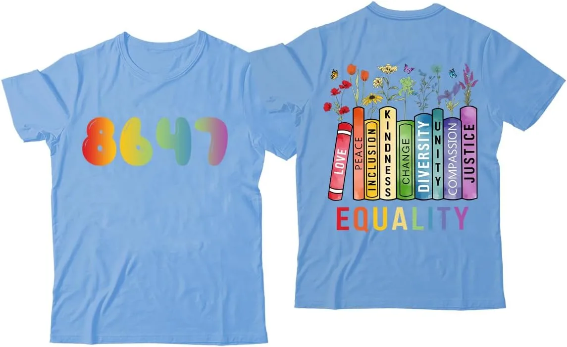 Футболка Unisex V-Neck с принтом Retro Flowers 86 47 Equality