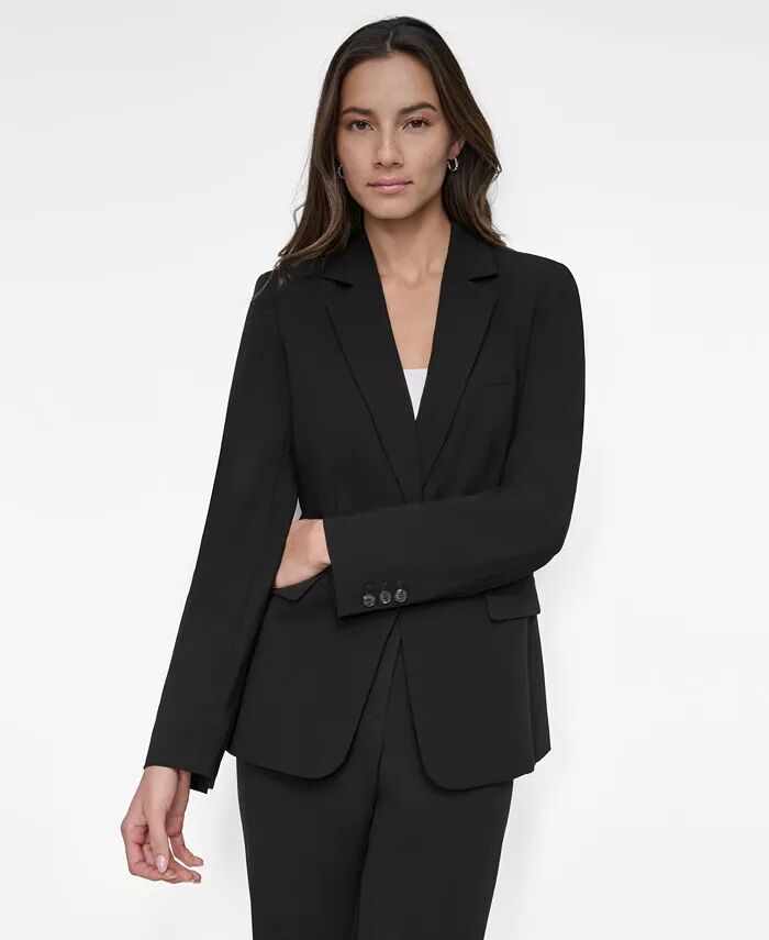 

Женская куртка на одной пуговице DKNY, черный
