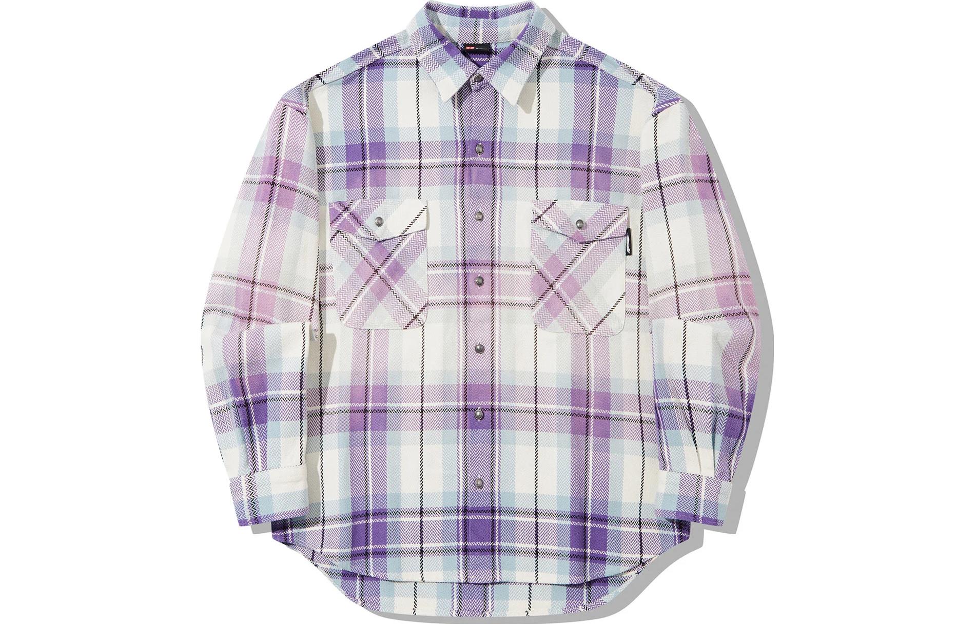 

LiNing Pleasures X Рубашка мужская ультрафиолетовый forget me not синий клетчатый комплект