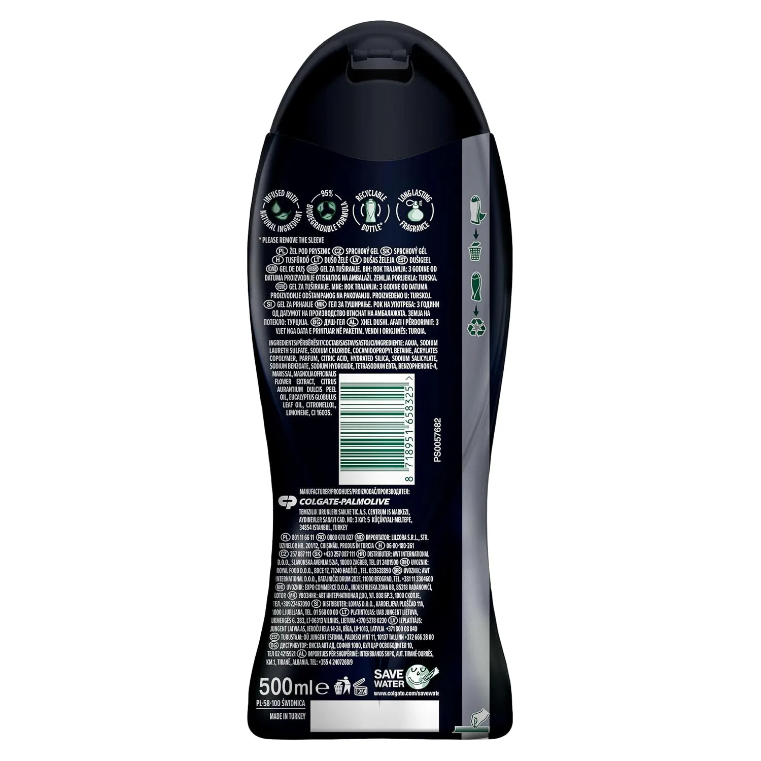 Гель для душа Palmolive «Sparkling Bloom» с орхидеей и ванилью, 500 мл, 6 шт. Palmolive — фото 2